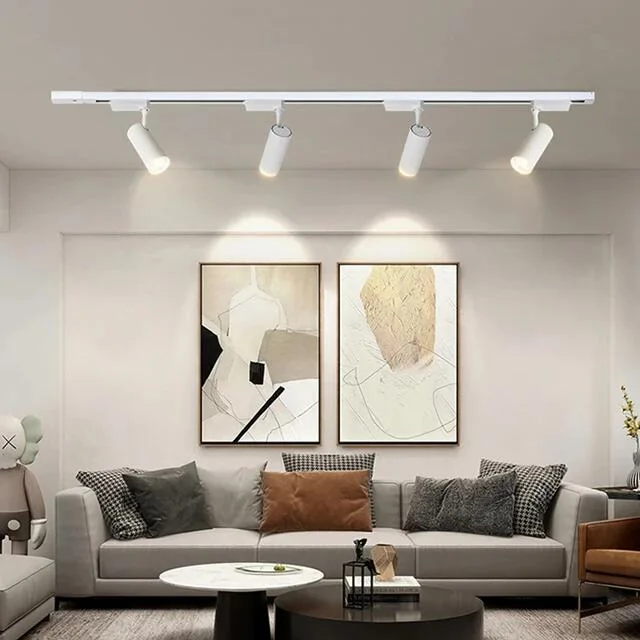 Projecteur sur Rail LED 10W Blanc 6500K/4000K (B69)