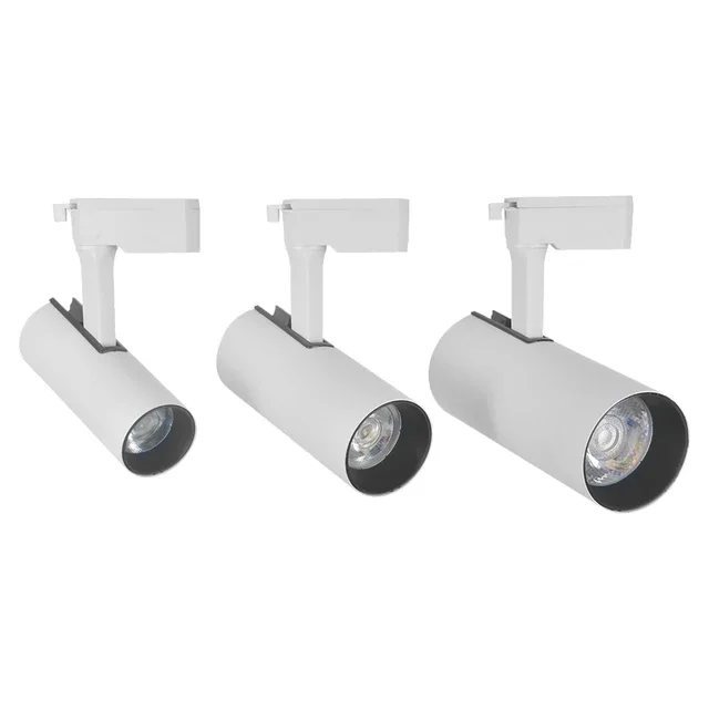 Projecteur sur Rail LED 10W Blanc 6500K/4000K (B69)