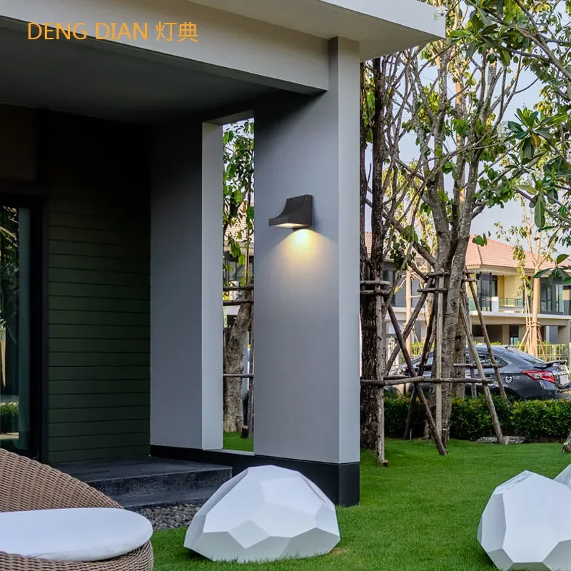 Applique Mural LED 5W IP65  Noir 3000k REF: MK-F806