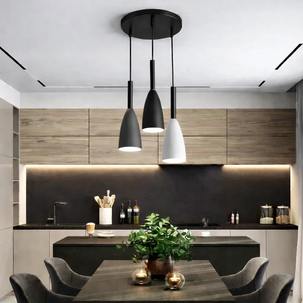 Suspension Triple Minimaliste – Élégance Moderne pour Votre Intérieur