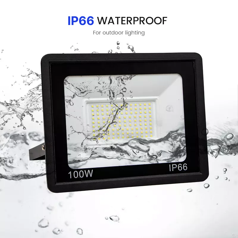 Projecteur LED SMD Slim  Noir 6500K