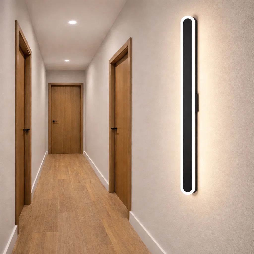 Applique Murale Barre LED Minimaliste (60cm) – Éclairage Indirect