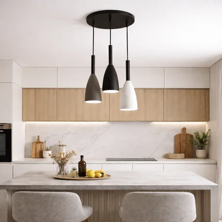 Suspension Triple Minimaliste – Élégance Moderne pour Votre Intérieur