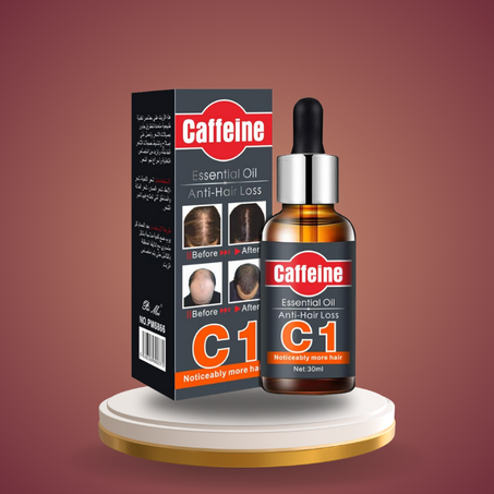 زيت الكافيين الأساسي لمكافحة تساقط الشعر – 30 مل