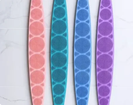 فرشاة حمام سيليكون للظهر والجسم