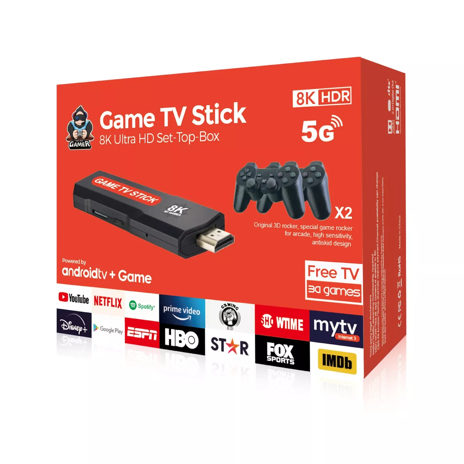 • Game TV Stick 8K