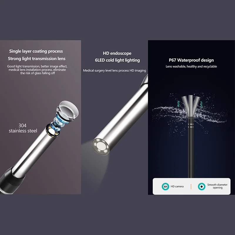 جهاز تنظيف الاذن الحديث  بالكاميرا HD