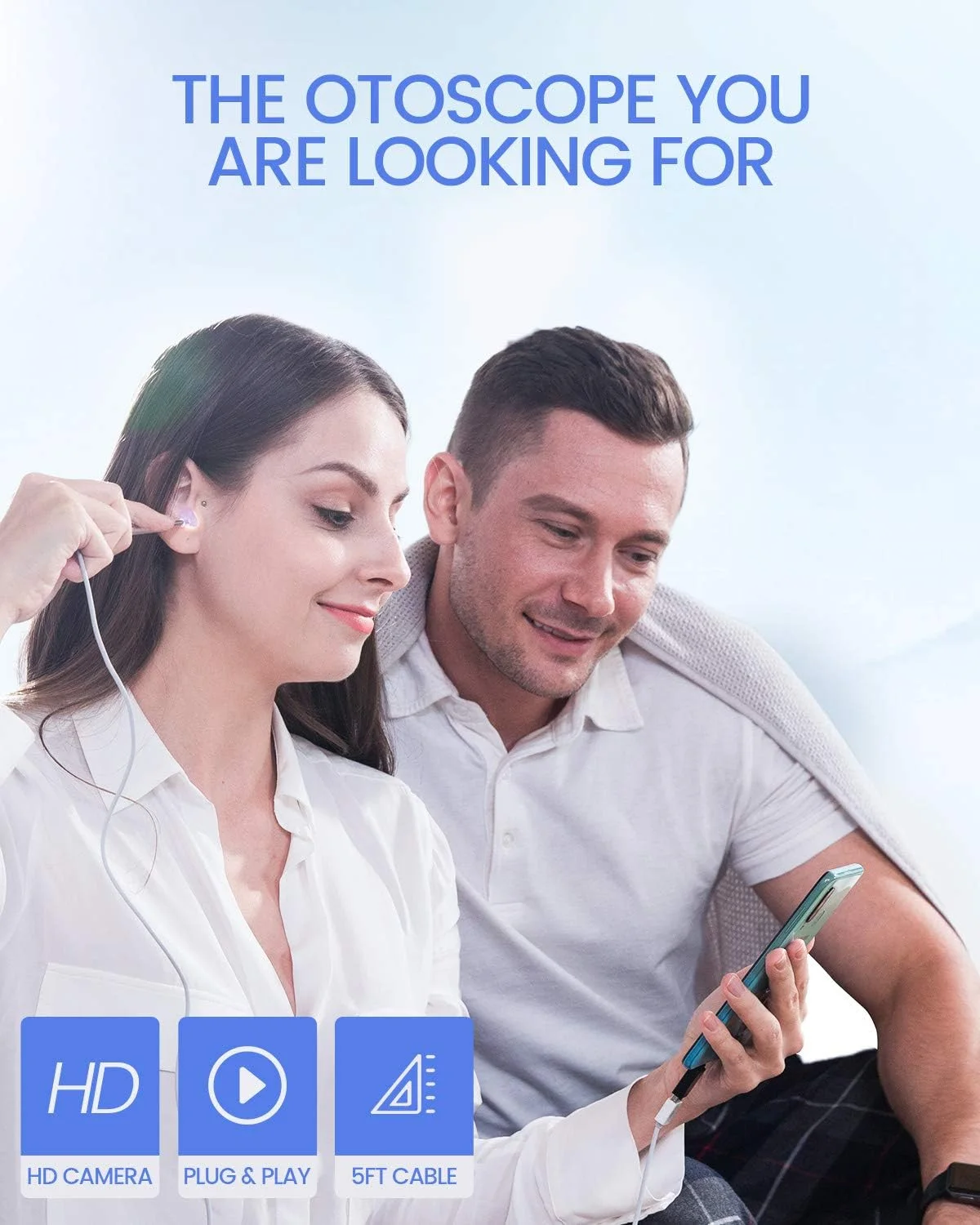 جهاز تنظيف الاذن الحديث  بالكاميرا HD