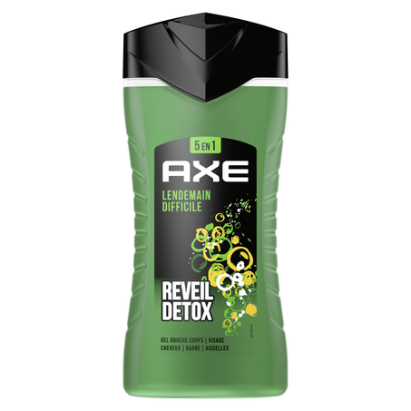 AXE Gel Douche Homme 5 en 1 Lendemain Difficile 250ml