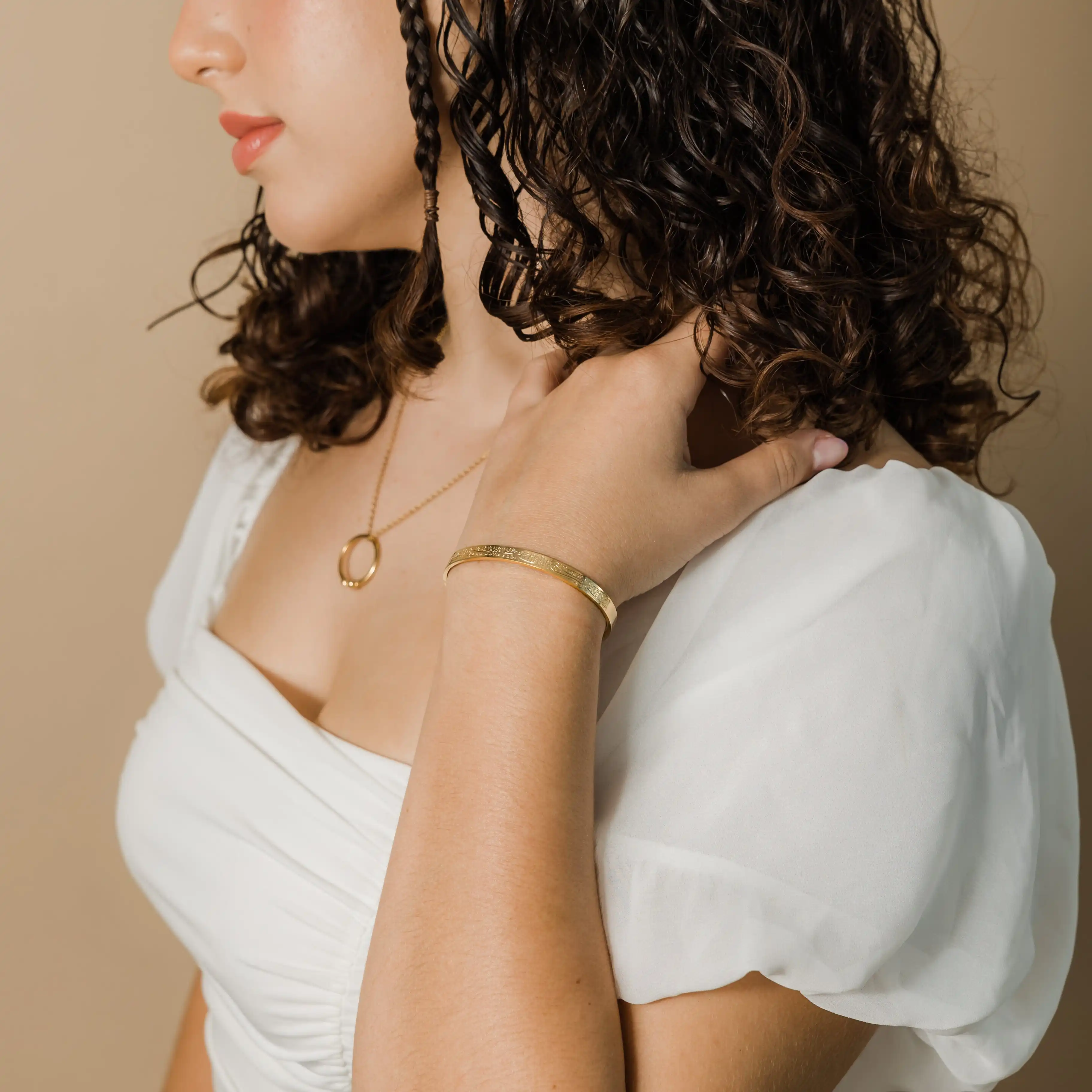 Ayat al-Kursi bracelet ( GOLD )