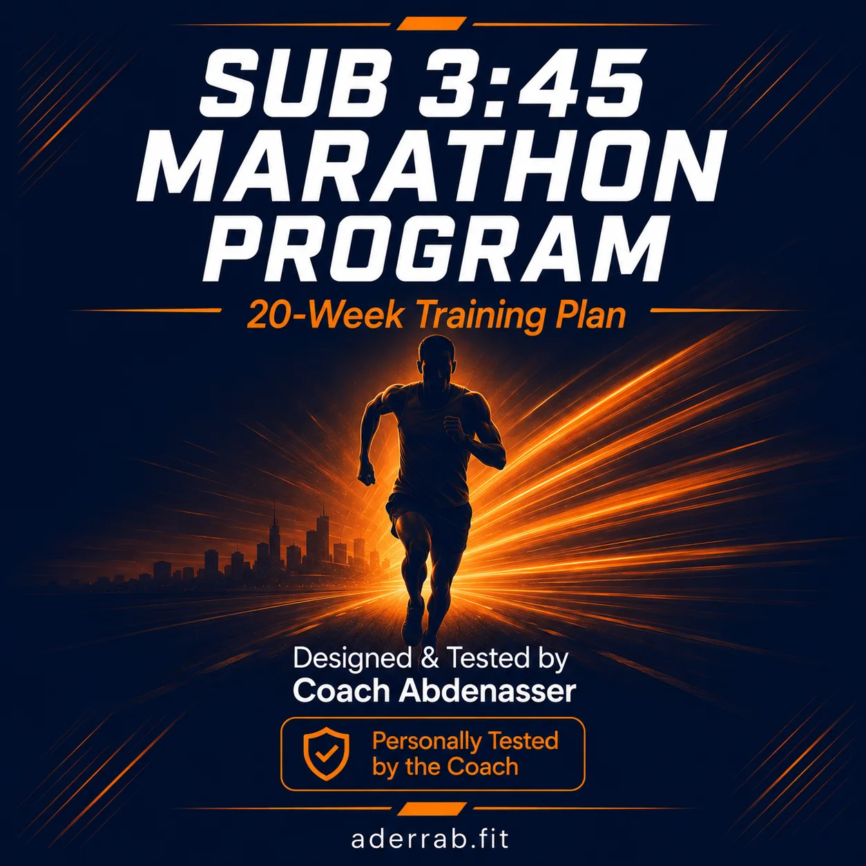 SUB 3:45 MARATHON PROGRAM