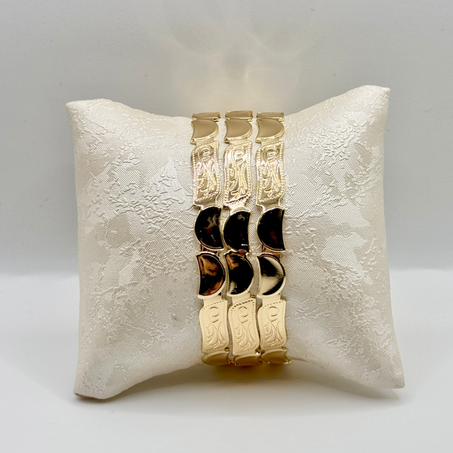 Bracelet sophistiqué en or rose - سوار مميز مطلي بالذهب الوردي يجمع بين الفخامة والرقي