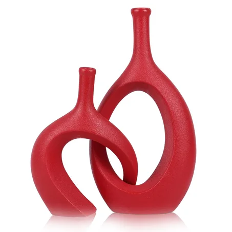 Vase Rouge Décoratif