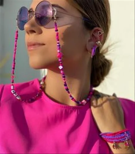 chaine de lunittes en rose