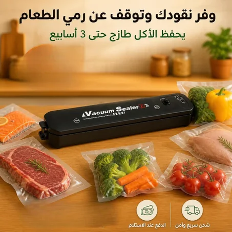 ماكينة التغليف بالتفريغ