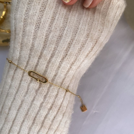 Bracelet “maillon ovalisé”