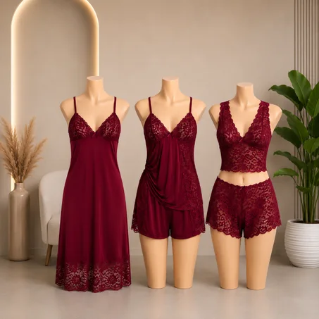 Pack QUEEN – 3 pièces dentelle