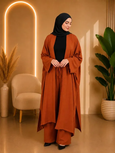 Ensemble Kimono Palazzo Élégance