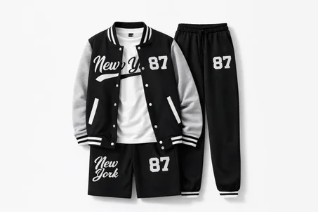 🔥 طقم نيويورك 87 – 3 قطع للأطفال 👕🧥👖