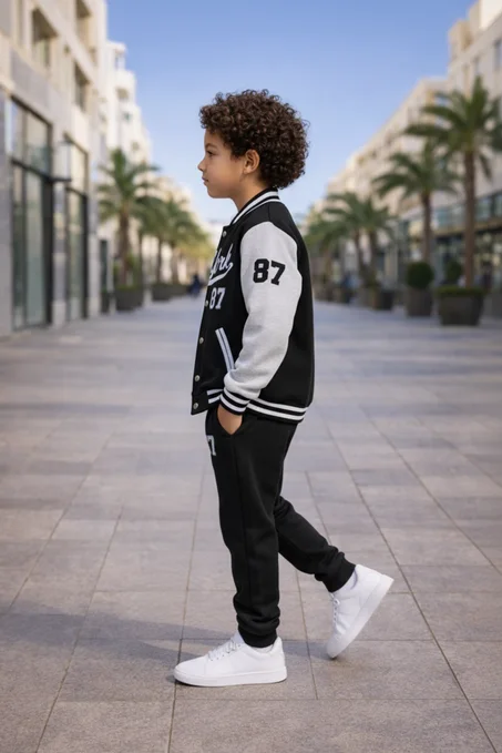 🔥 طقم نيويورك 87 – 3 قطع للأطفال 👕🧥👖