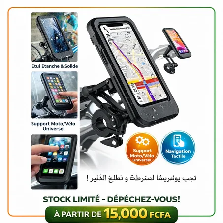 Support Téléphone Étanche Moto & Vélo