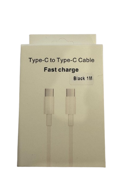 TYPE-C TO TYPE C Data Charging Cable Charger 1 Meter