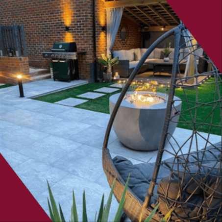 المنزل والحديقة