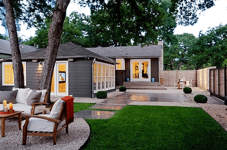 المنازل و الحديقة