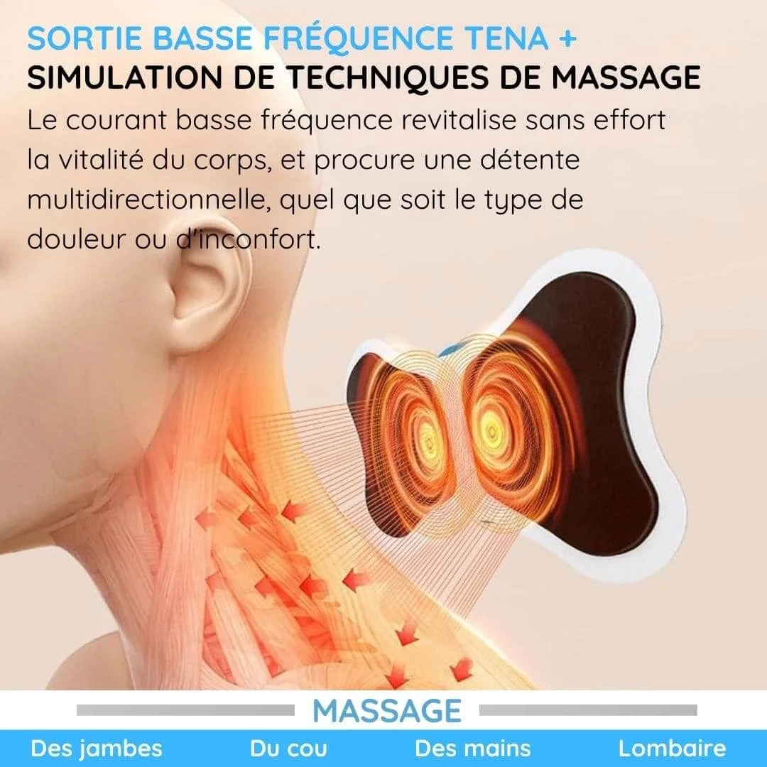 Mini Masseur Électrique Portable – Soulagement Musculaire Instantané