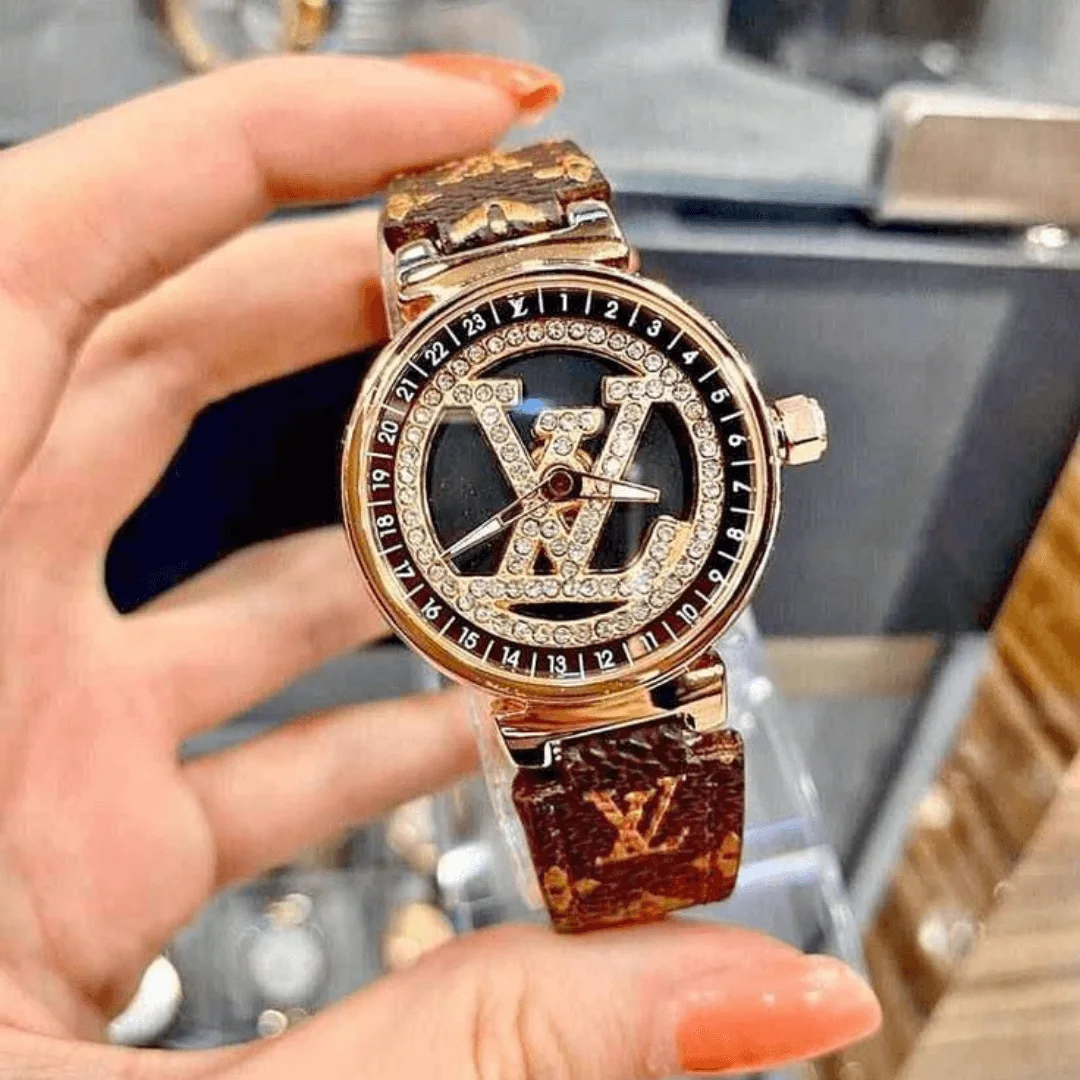 l Montre Femme Style Luxe – Design Louis V l