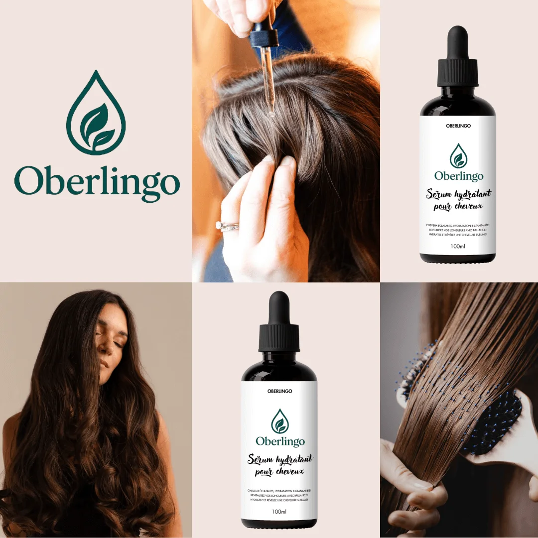 Oberlingo – Sérum Hydratant pour Cheveux