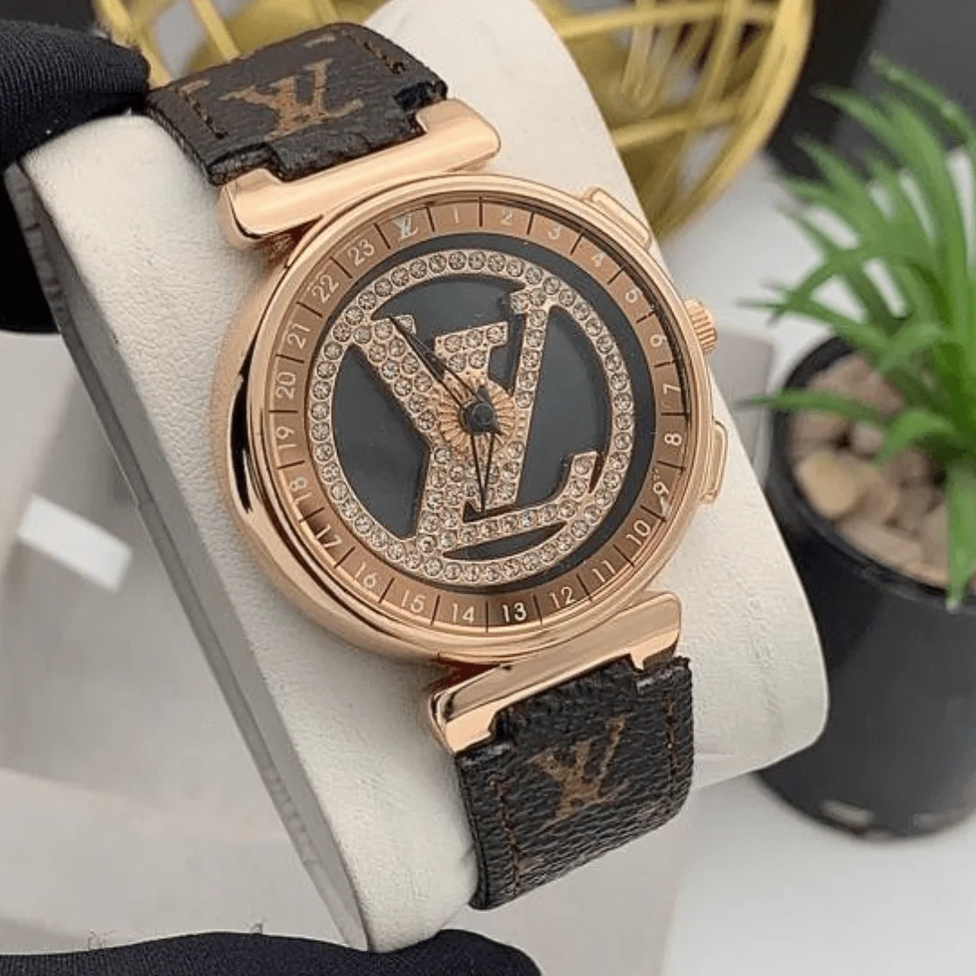 l Montre Femme Style Luxe – Design Louis V l