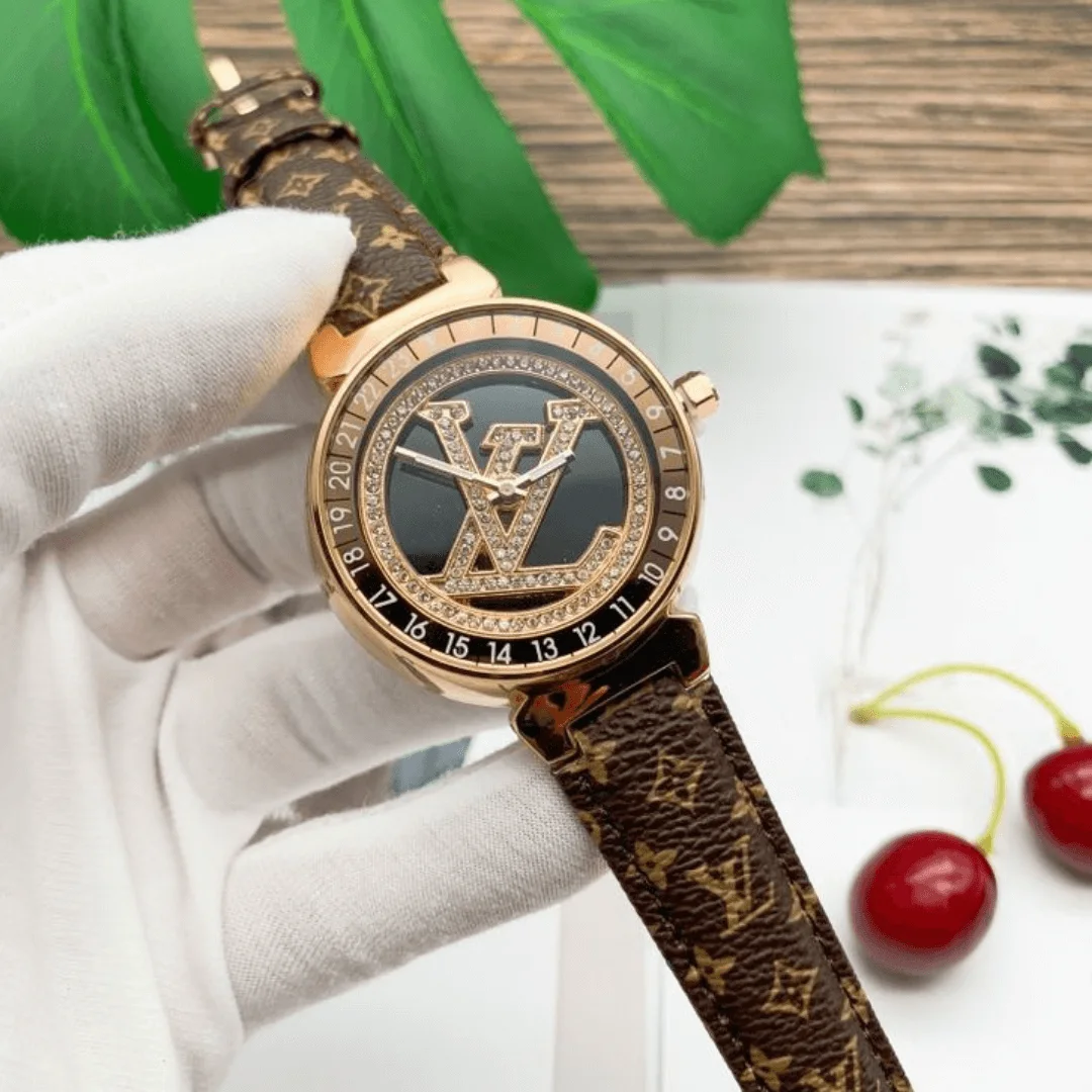l Montre Femme Style Luxe – Design Louis V l