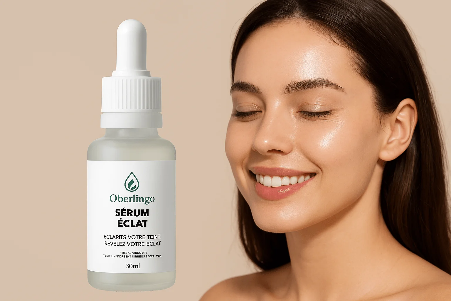 Oberlingo-Sérum éclaircissant pour le visage