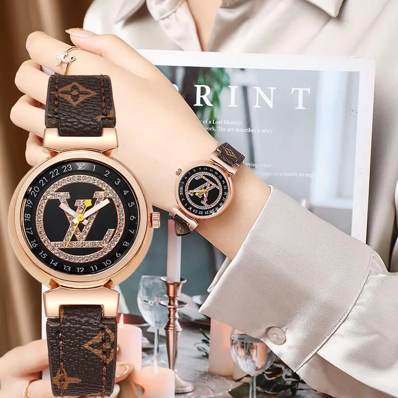 l Montre Femme Style Luxe – Design Louis V l