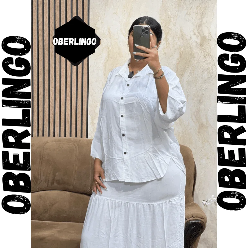Ensemble Modeste Élégant – Chemise & Jupe Longue