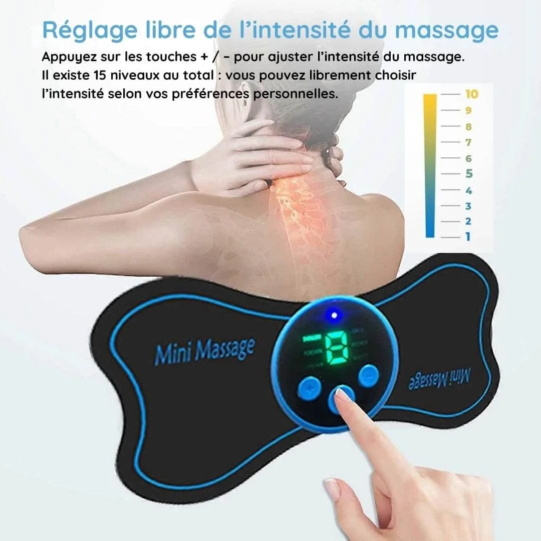 Mini Masseur Électrique Portable – Soulagement Musculaire Instantané