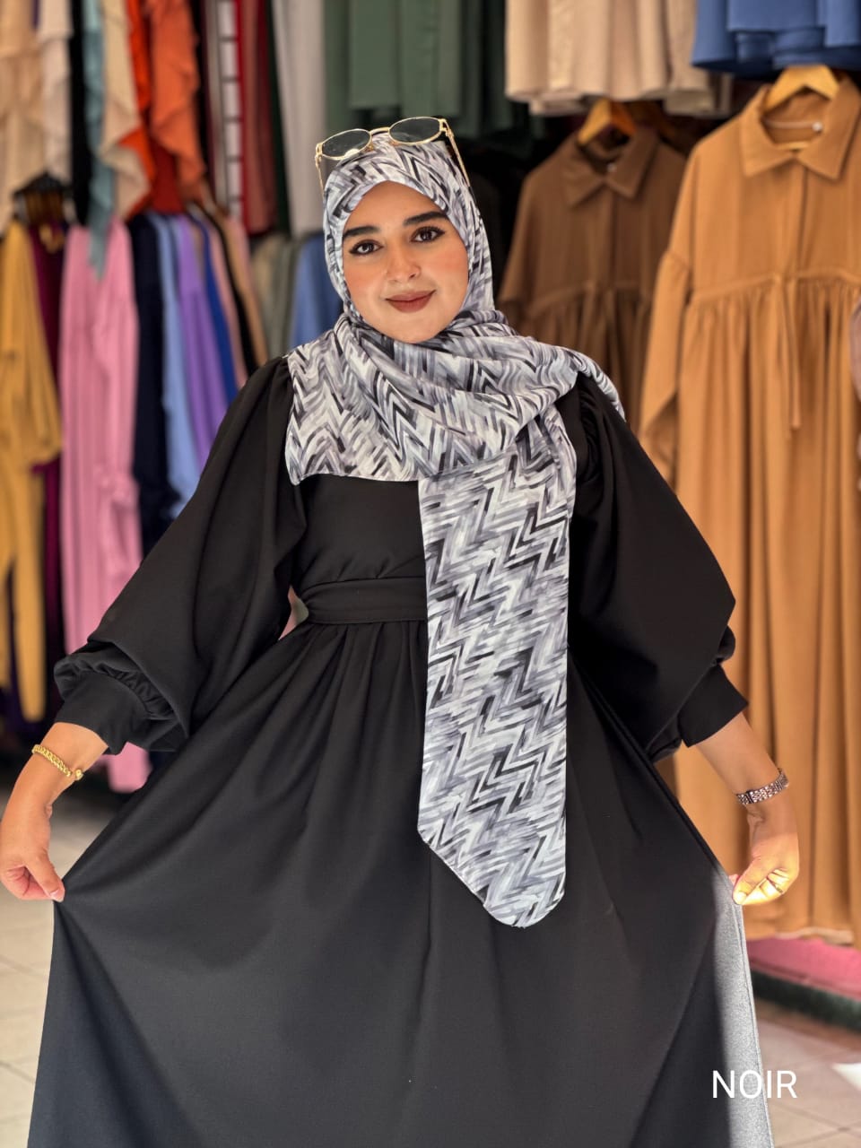 📌 Foulard Marmara Chevron – 1.50×1.50