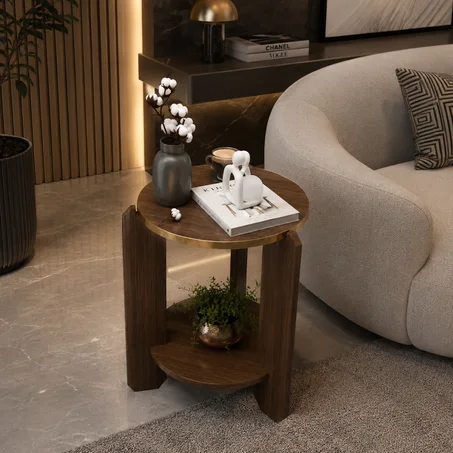 Table d'Appoint de Luxe, idéale pour le salon, le séjour, le bureau, la salle d'attente ou le coin lecture.