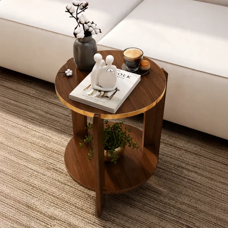 Table d'Appoint de Luxe, idéale pour le salon, le séjour, le bureau, la salle d'attente ou le coin lecture. 2