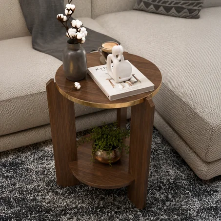 Table d'Appoint de Luxe, idéale pour le salon, le séjour, le bureau, la salle d'attente ou le coin lecture. .