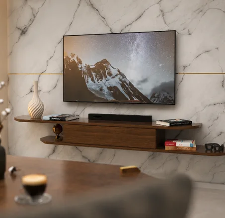Meuble TV suspendu design – Élégance et fonctionnalité