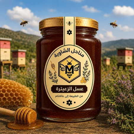 عسل الزعيترة الحر  عبوة ل 500 غرام