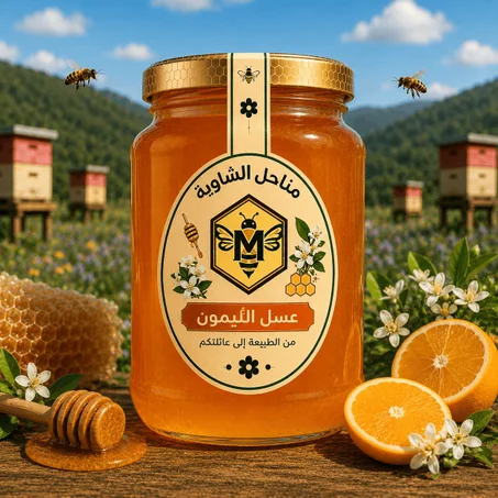 عسل الليمون الطبيعي  عبوة ل 500 غرام