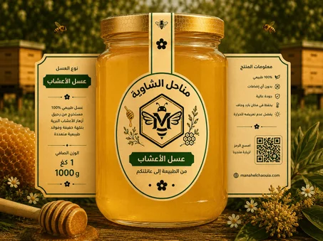 عسل الأعشاب الطبيعي 1كلغ