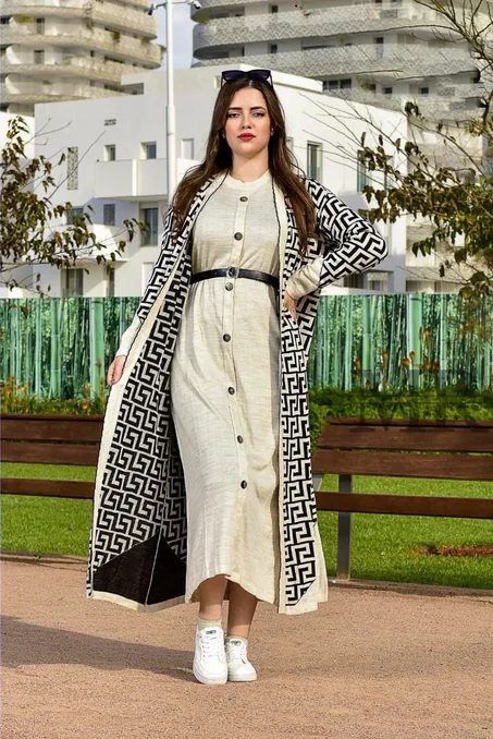 فستان وكاب لإطلالة ساحرة!(REF/MR01)