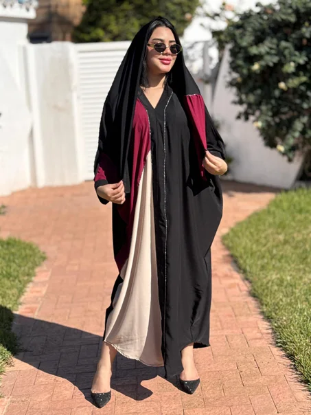 عباية فراشة 🦋 مع الفولار