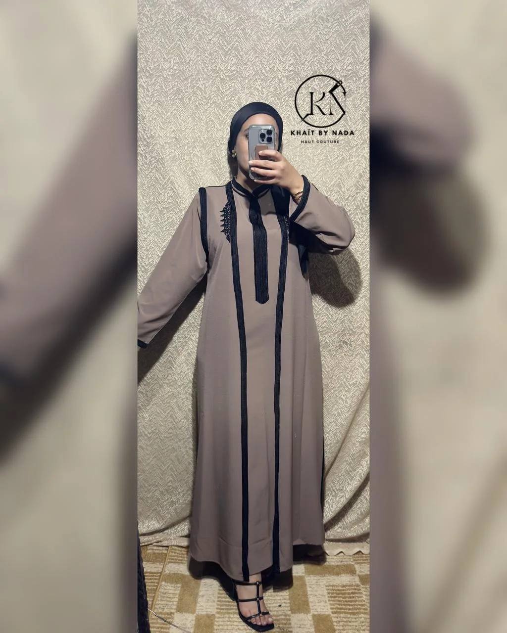 Abaya Longue Fluide – Élégance Intemporelle | Khaït – Élégance Intemporelle | Khaït