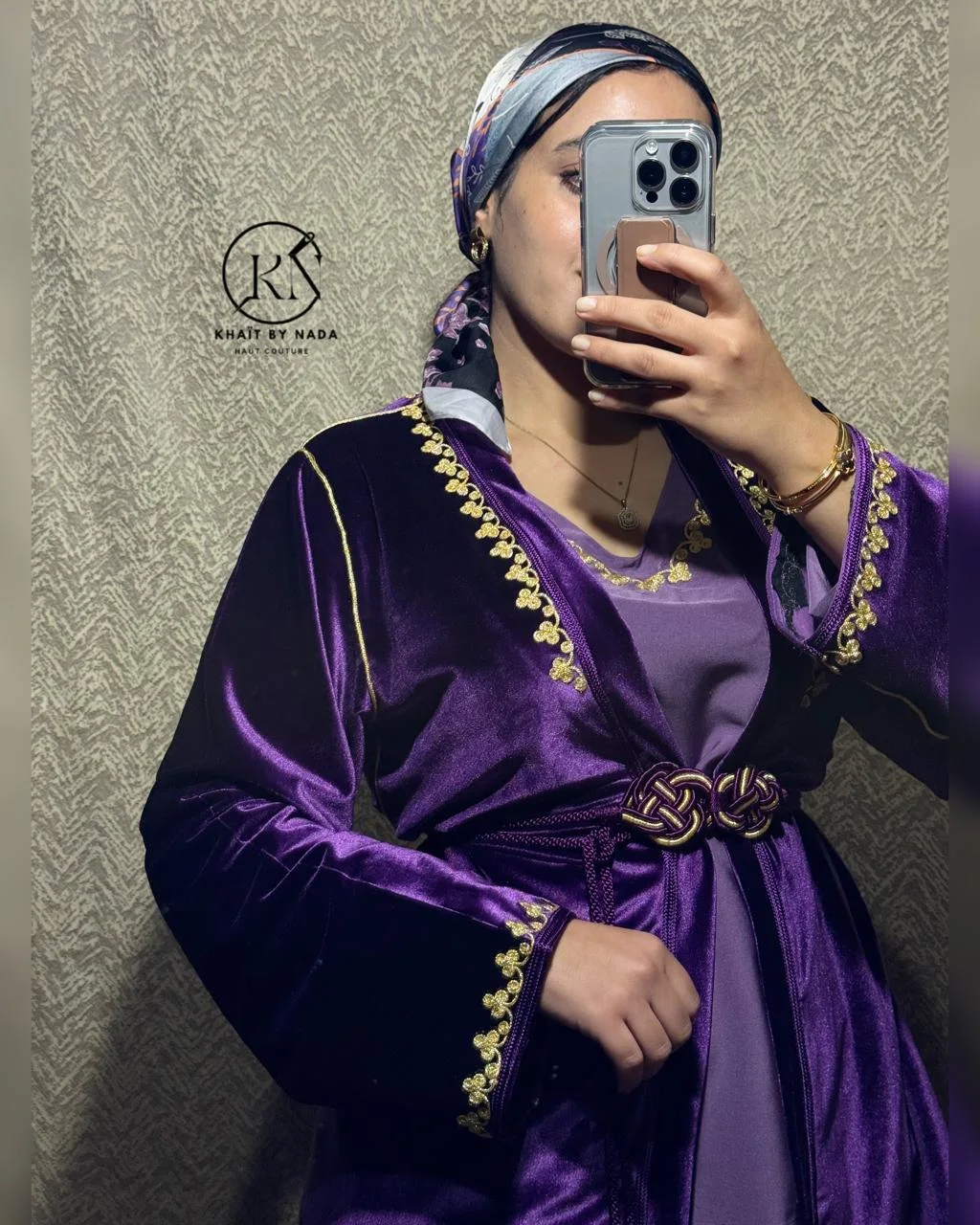 Rêve d’Orient- Jabadour Moderne avec Kimono – Élégance Marocaine | Khaït