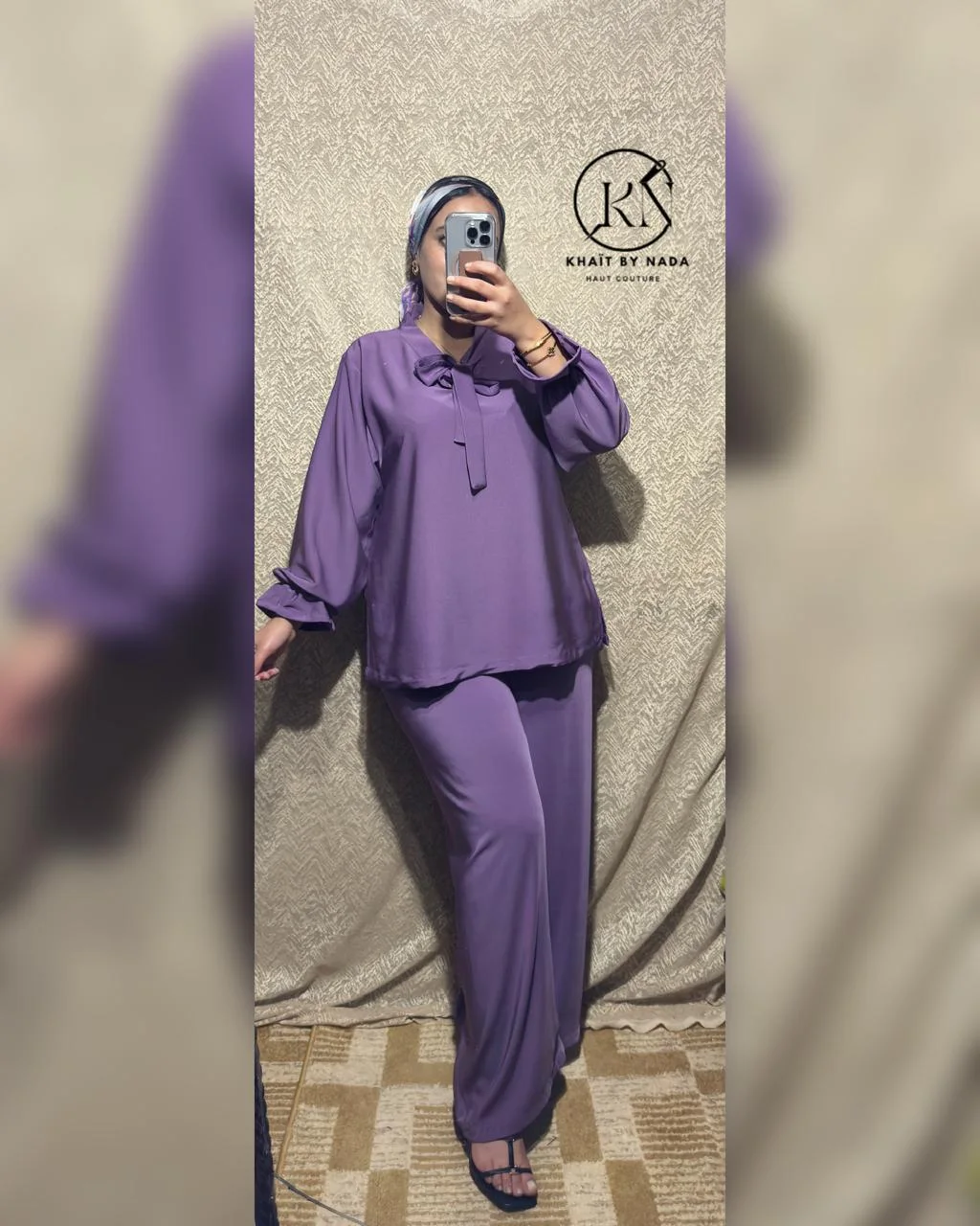 Velours Royal- ensemble Raffinée – Collection Élégance | Khaït